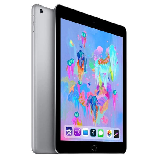 Apple iPad 6th Gen – 9.7" Retina Display, A10 Fusion, 32GB, Wi-Fi, 8MP Rear & 1.2MP Front Camera, Long Battery Life – Renewed