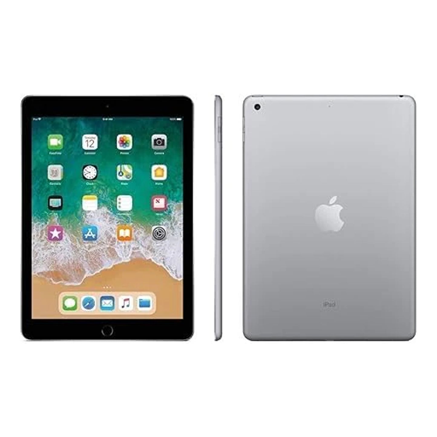 Apple iPad 6th Gen – 9.7" Retina Display, A10 Fusion, 32GB, Wi-Fi, 8MP Rear & 1.2MP Front Camera, Long Battery Life – Renewed