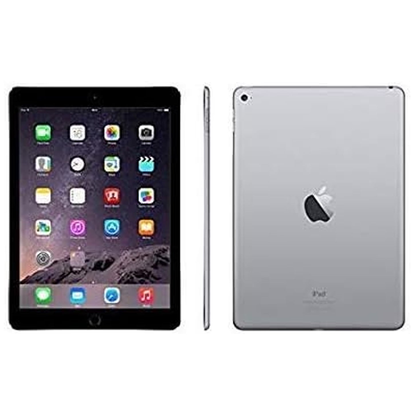 Apple iPad Air 2 – 9.7" Retina Display, A8X Chip, 64GB, Wi-Fi, All-Day Battery Life – Space Gray (Renewed)