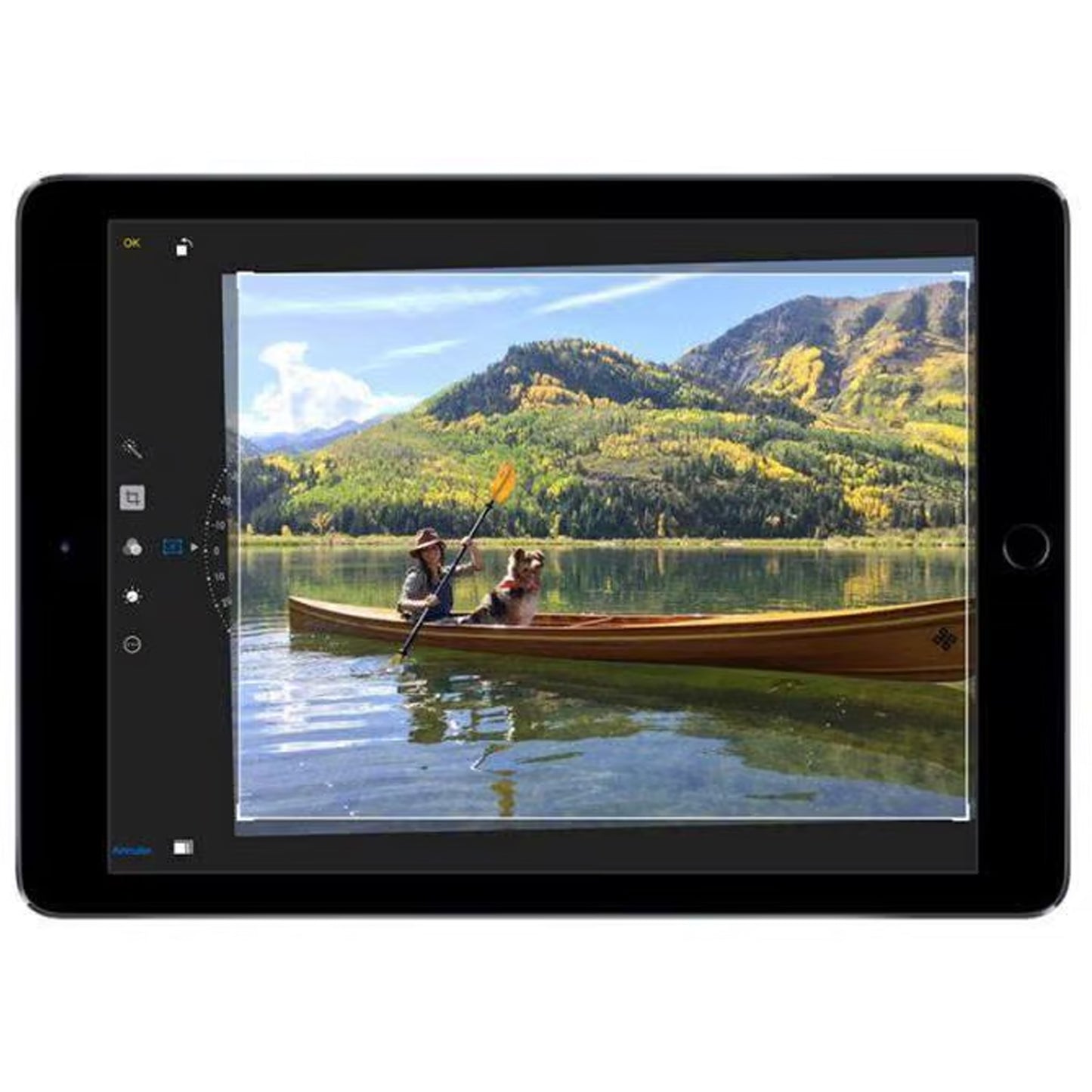 Apple iPad Air (1st Gen, 9.7" Retina, A7, 128GB, Wi-Fi) – 5MP Rear & 1.2MP Front Camera, All-Day Battery