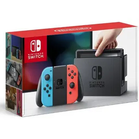 Nintendo Switch – Handheld Gaming Console, 6.2" Display, 32GB Storage, Neon Blue & Neon Red Joy-Con, TV & Portable Mode